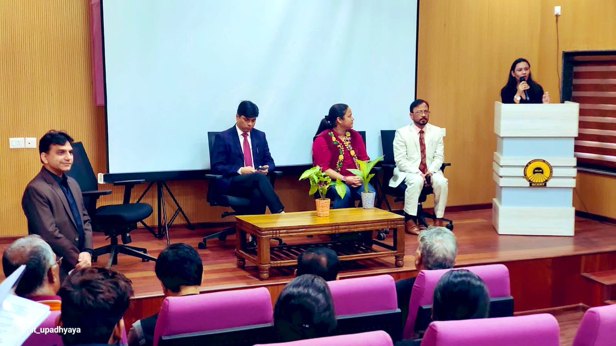 Dir_Education's tweet photo. An orientation program on Micro improvement Led Innovative pedagogy Under Vidya Amrit Mahotsav organised by @SCERT2021 is going on today.
This program aims to highlight the Innovations done by teachers in their classrooms. https://t.co/XMPi0am62i