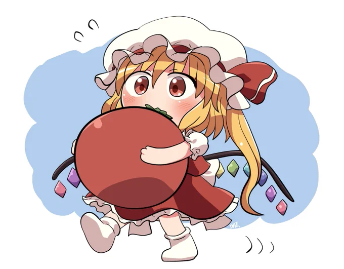 トマトを運ぶフランちゃん #おは東方 