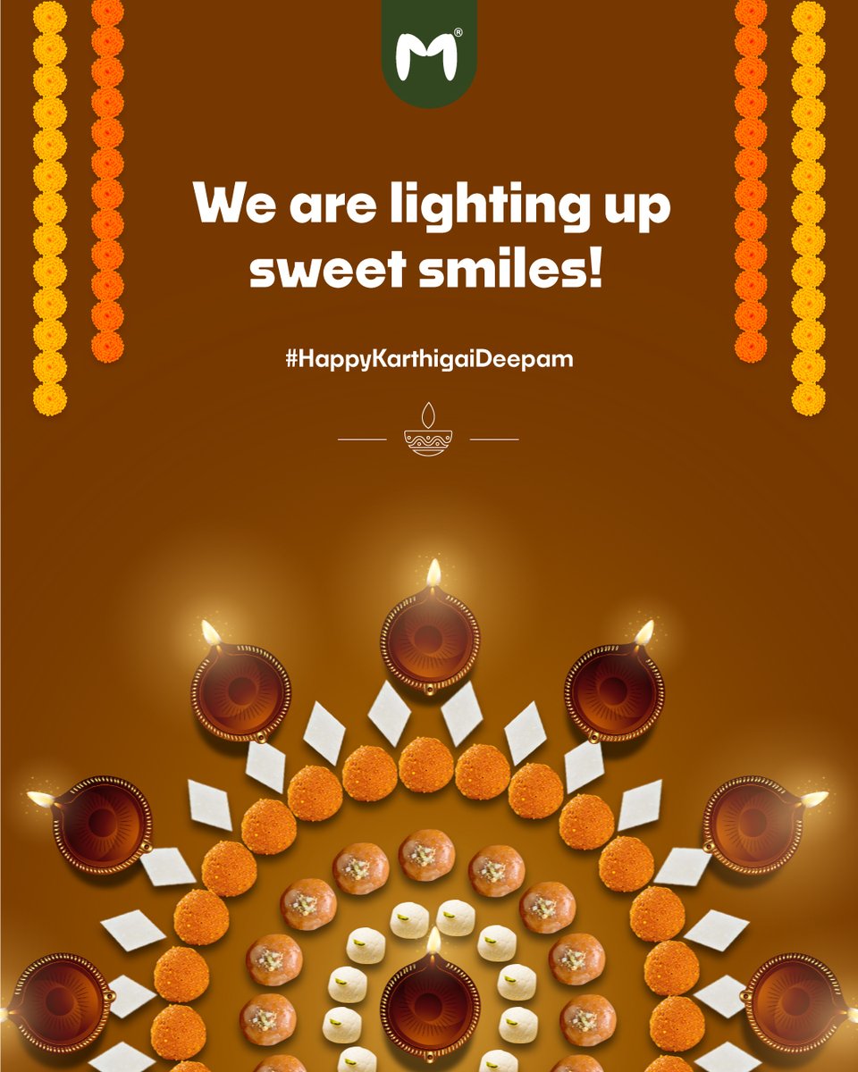 May this festive season bring sweetness that lightens and brightens the day for you and your family.
Happy Karthigai Deepam from the Murugan Idli family 🪔

#muruganidli #karthigaideepam #festivaloflights #festivalsweets #muruganidlisweets #agalvilakku
#sweetcelebration