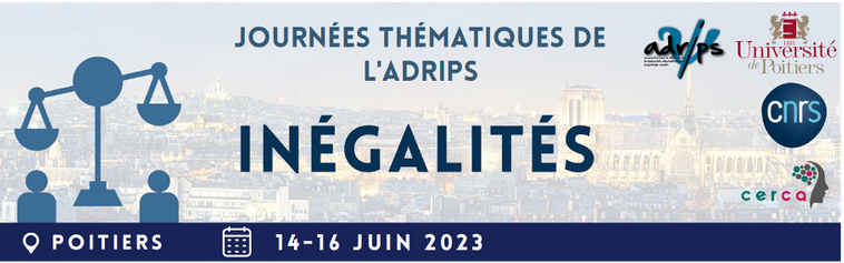 ADRIPS_comm's tweet photo. 📝C’est parti, vous pouvez dès à présent soumettre vos propositions de communication pour les prochaines journées thématiques « Inégalités » de l’ADRIPS qui se tiendront à Poitiers en juin 2023 : https://t.co/tb7imqk8e2 🤓 https://t.co/kLMQF4RLET