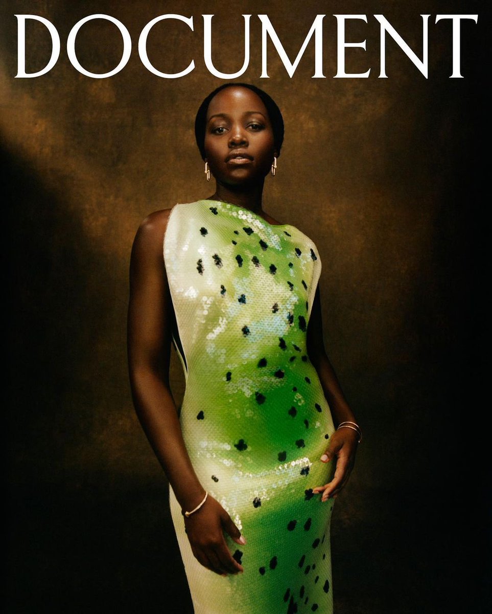 SPICETVAFRICA's tweet photo. #LupitaNyongo for #DocumentJournal Magazine ✨💚 https://t.co/Oe9rmKZQ7k