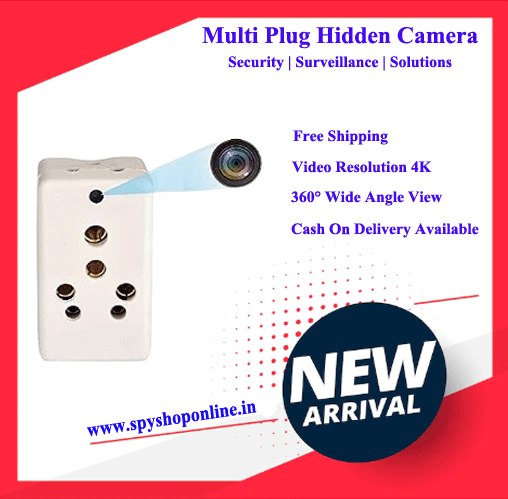spyshoponline's tweet image. Get WiFi Wireless Indoor Multi-Function 𝐌𝐮𝐥𝐭𝐢 𝐏𝐥𝐮𝐠 𝐇𝐢𝐝𝐝𝐞𝐧 𝐂𝐚𝐦𝐞𝐫𝐚 with Live feed (APP Remote View) with inbuilt 64GB Micro SD Card.
For any query
Call us at 9871582898-9650321315 
or visit us at: spyshoponline.in
#MultiPlug #wireless #camera #security