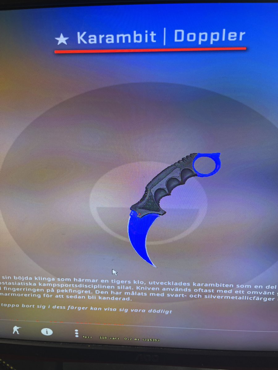 Jonkenn's tweet photo. UNBOXED FUCKING KARAMBIT SAPPHIRE LMAOOO #csgo #karambit #daddyskins #chroma2case #giveaway #trade #counterstrike #twitch #streamer #youtube https://t.co/UTNzwksAxL