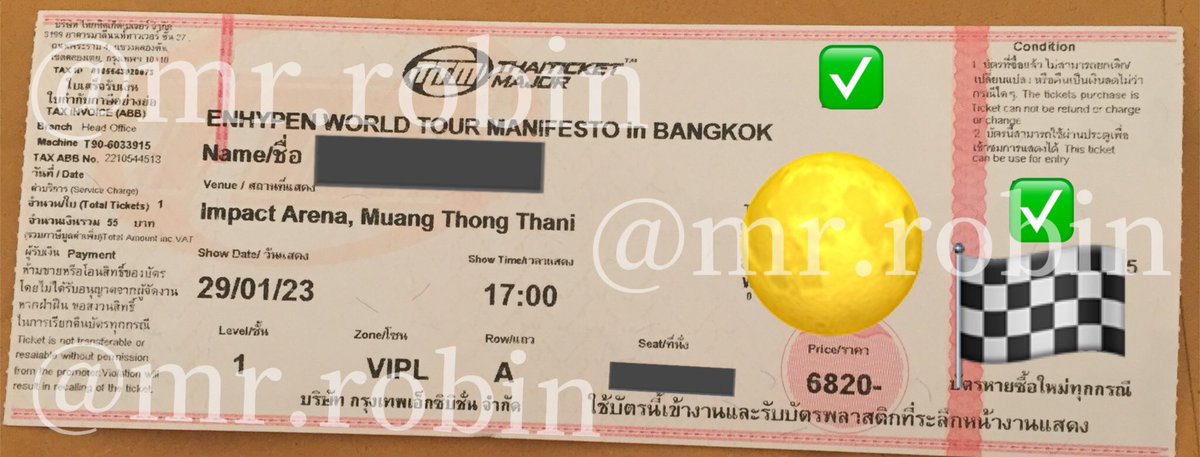 Thank you na kub <a href="/overestimate123/">เอ้ออ (ฟอลก่อนทัก)</a> 

ที่ทำให้ผมได้ไปเจอเอ็นไก่ ไม่คิดไม่ฝันว่าจะได้บัตรแล้วก็โซนที่หวังไว้ด้วย ร้านมือดีมากเลยครับ เก่งมากๆ แถมแม่ค้าก็น่ารักมากๆ