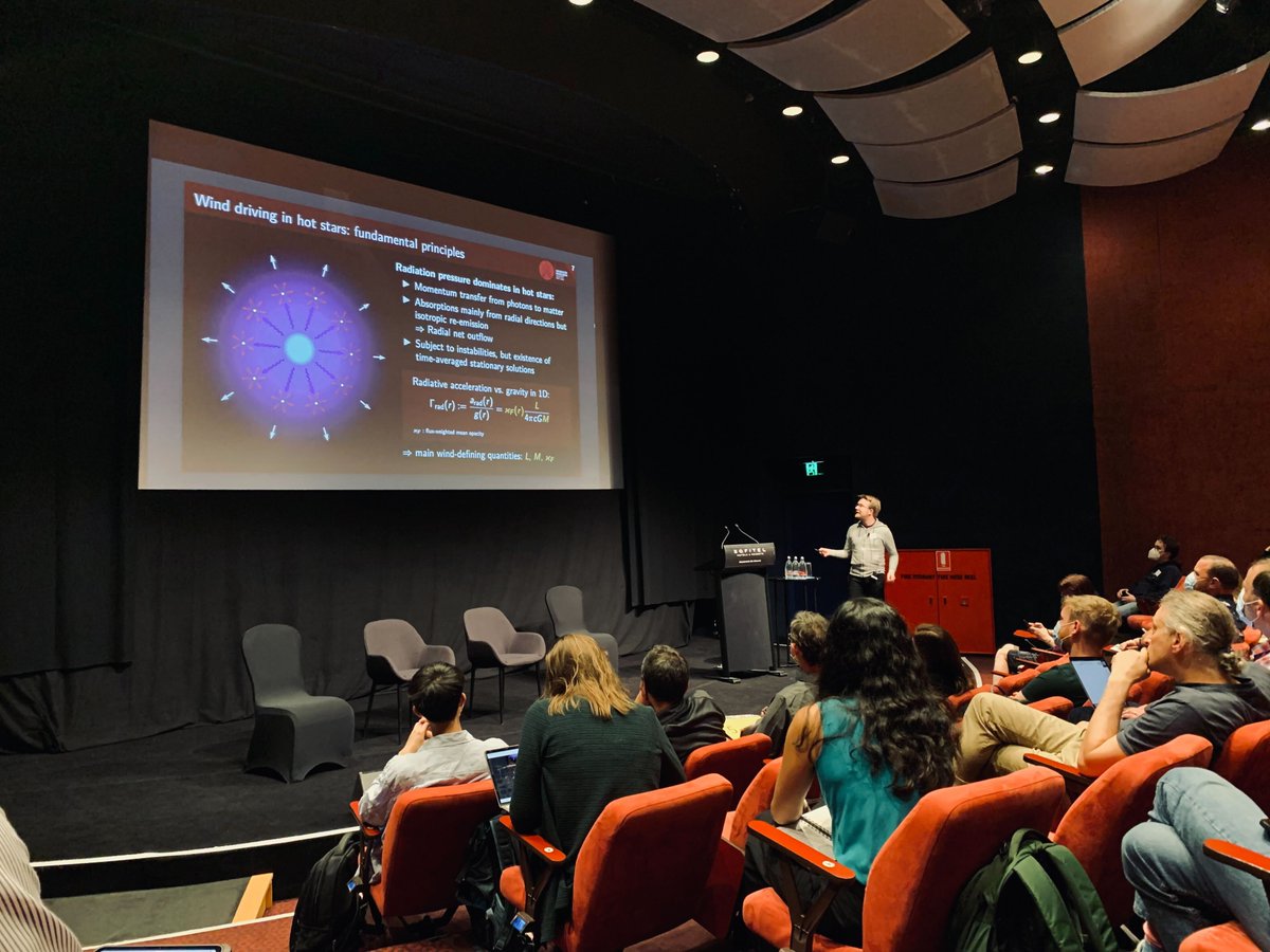 Wrapping up the day is Andreas Sander providing a summary of various types of stellar winds for gravitational-wave sources.

#GWPAW22 #StellarWinds