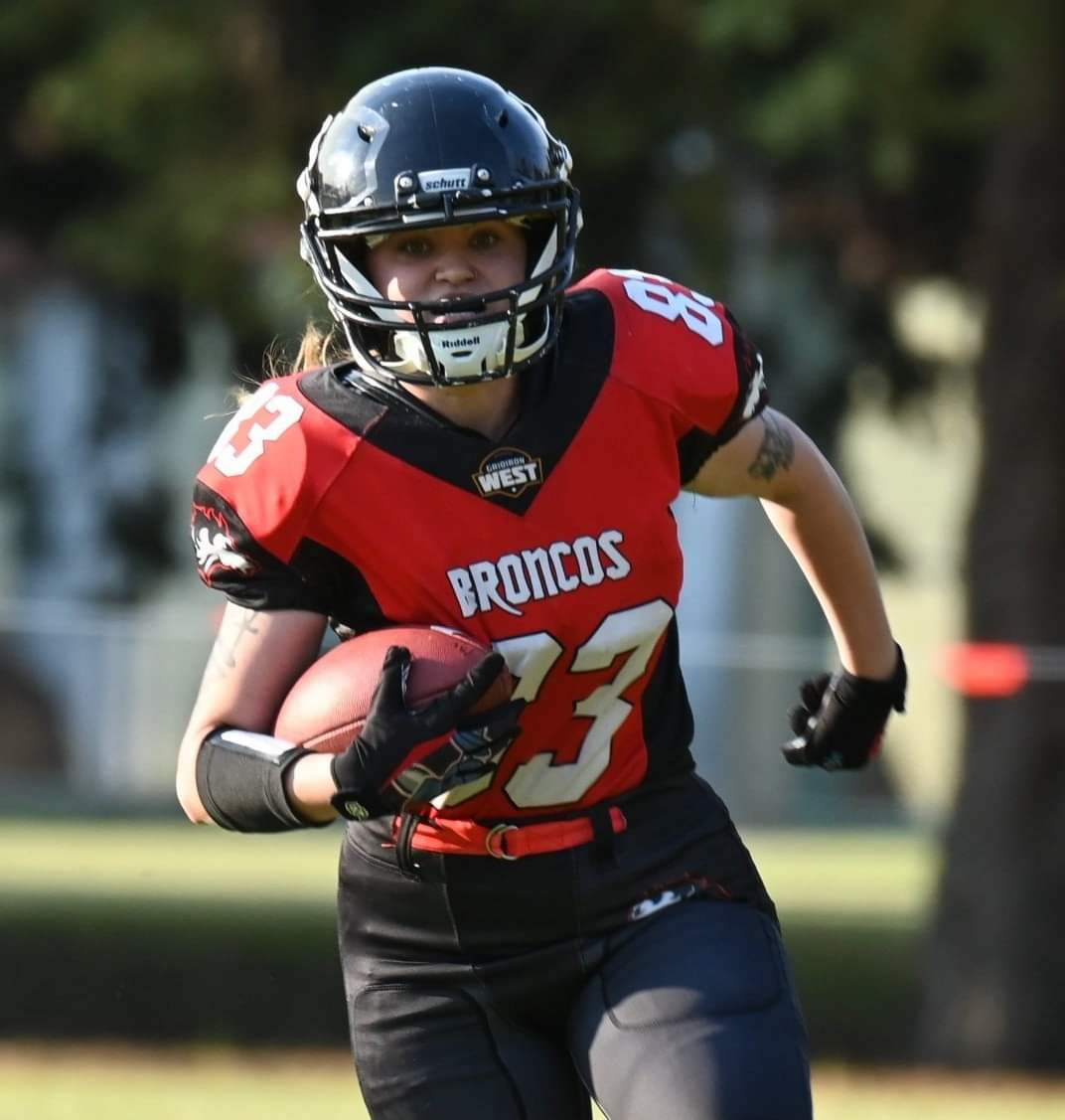 GridironBeauties (@grdironbeauty) on Twitter photo Round 10 <a href="/gridironwest/">Gridiron West</a> Womens 2022 Results
Women's
<a href="/PerthBroncos/">Perth Broncos</a> 16 - 6 <a href="/wcwolverinesafc/">WestCoast Wolverines</a>
📷 Charlii Frichot Round 10 <a href="/gridironwest/">Gridiron West</a> Womens 2022 Results
Women's
<a href="/PerthBroncos/">Perth Broncos</a> 16 - 6 <a href="/wcwolverinesafc/">WestCoast Wolverines</a>
📷 Charlii Frichot