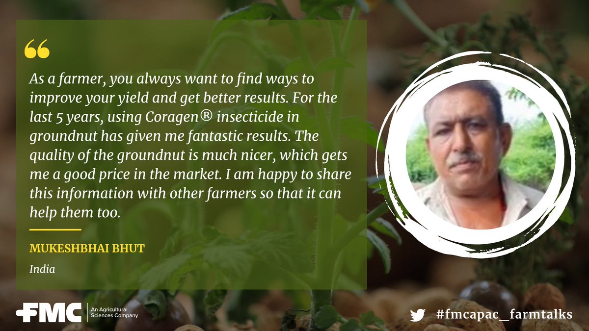 fmcapac's tweet photo. #fmcapac_farmtalks #FarmerTestimonials #FMCIndia #Farmers #CropProtection https://t.co/DqhJb3Zf2E