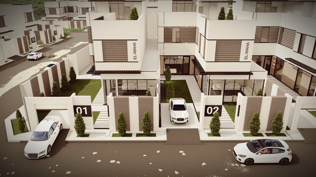 Millimeter_D_B's tweet photo. El-WAHA Villas 
Saudi Arabia 
UnderConstruction
فلل الواحة تحت الانشاء من تصميمنا فكرة الاتصال الداخلي بالحدائق الخارجية واستخدام خامتين الى ثلاث بالواجهات يضفي جمالية اقتصادية تناسب القدرة الشرائية ,نشر المخططات المعمارية للفائدة العامة
#عمارة #architecture  #فلل #تطوير_عقاري https://t.co/PwBn6TLnfY