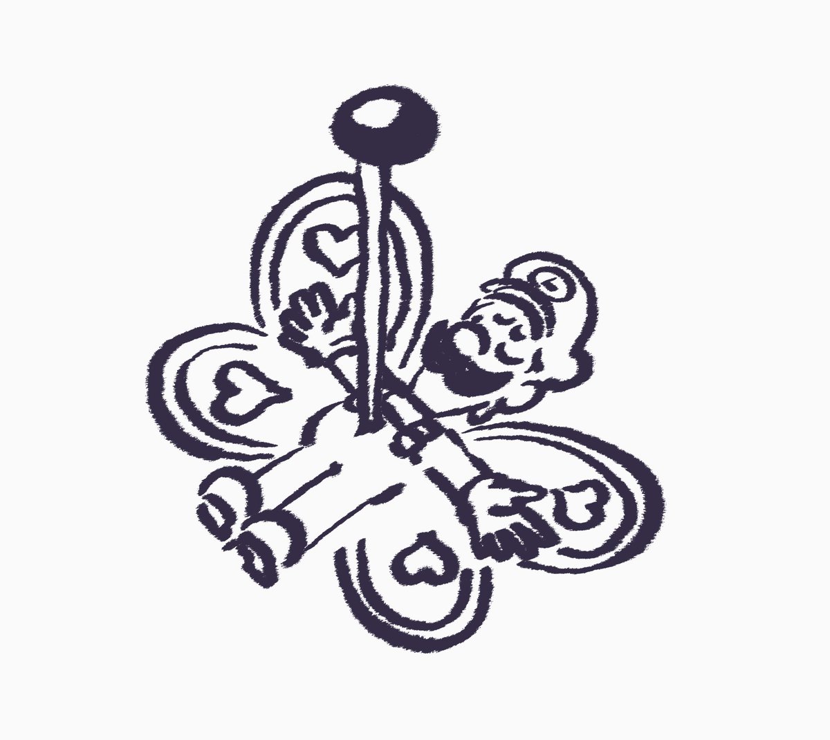 brooskeeb's tweet photo. POV you are luigi and you are the size of a bug and I'm putting you in my bug collection (ft. butterfly luigi drawing by the wonderful @larpediem ) https://t.co/yViS3lBBNZ