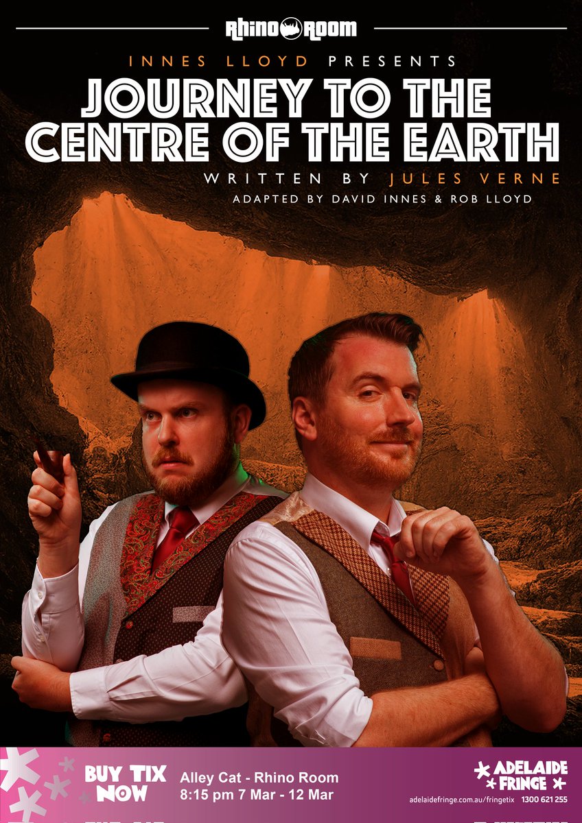 Innes Lloyd (@inneslloyd) on Twitter photo Tickets are now on-sale for <a href="/InnesLloyd/">Innes Lloyd</a> presents Journey to the Centre of the Earth at <a href="/ADLfringe/">Adelaide Fringe</a>
March 7th to 12th.
8:15pm
Alley Cat at Rhino Room (supported by <a href="/Adelaidecomedy/">Adelaide Comedy</a>)
Get your tickets here:
adelaidefringe.com.au/fringetix/inne… Tickets are now on-sale for <a href="/InnesLloyd/">Innes Lloyd</a> presents Journey to the Centre of the Earth at <a href="/ADLfringe/">Adelaide Fringe</a>
March 7th to 12th.
8:15pm
Alley Cat at Rhino Room (supported by <a href="/Adelaidecomedy/">Adelaide Comedy</a>)
Get your tickets here:
adelaidefringe.com.au/fringetix/inne…