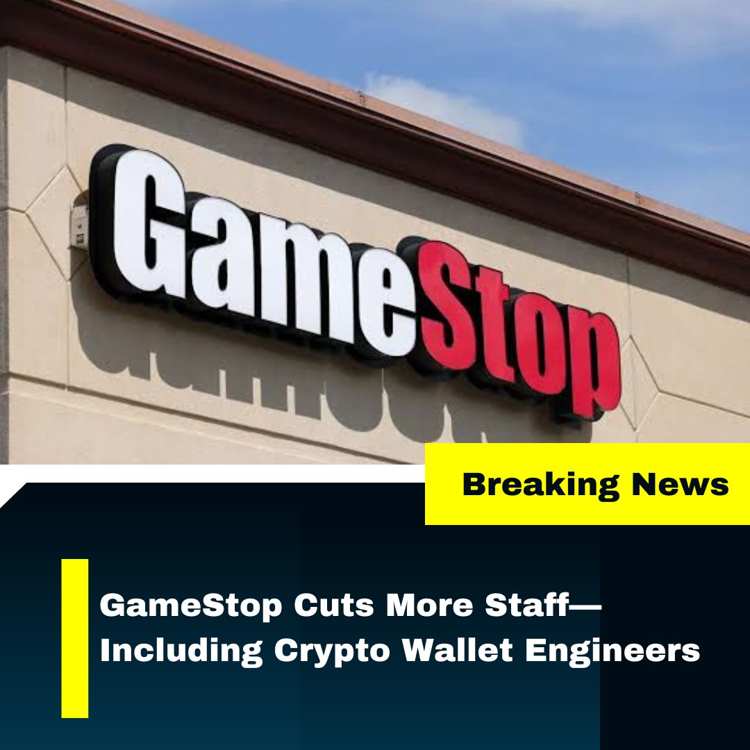 satoshintweet's tweet photo. GameStop Cuts More Staff—Including Crypto Wallet Engineers

#GameStop #Crypto #cryptocurrencies #Wallet #Cryptocurency https://t.co/ylesBR7KYD