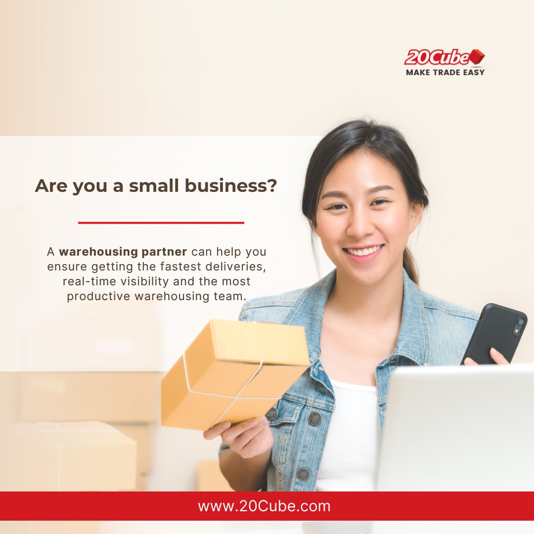 20CubeGroup's tweet photo. A #ThirdPartyWarehousing partner can help in providing technological and functional support. This can provide analytical reports and #realtimevisibility, helping the small and medium sized businesses in scaling up.
#20CubeLogistics #SupplyChainManagement #3PL https://t.co/97aaddpbq0