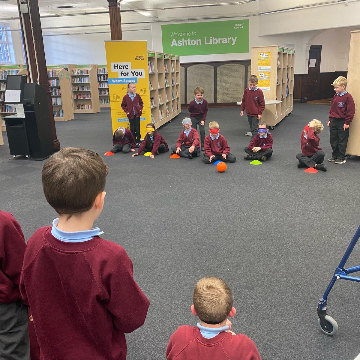 happysmilescic's tweet photo. 👏 Well done to @rlhughesAIM Y4 pupils who enjoyed a morning of inclusive sports activities with us + a reading of @alexwauthor’s ‘My Child Has Cerebral Palsy’! 

🙏 Thank you to @bullen_jenny for supporting it so that the children could experience it!

#DisabilityHistoryMonth https://t.co/ormkzQekmc