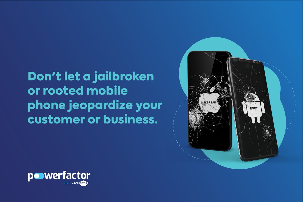 PowerFactor1's tweet image. Keep your customers and business safe from cyber threats with @PowerFactor1 . Make sure you know if their device has been jailbroken or rooted. Block those devices if you want to. 

#cybersecurity #appsecurity #jailbreak