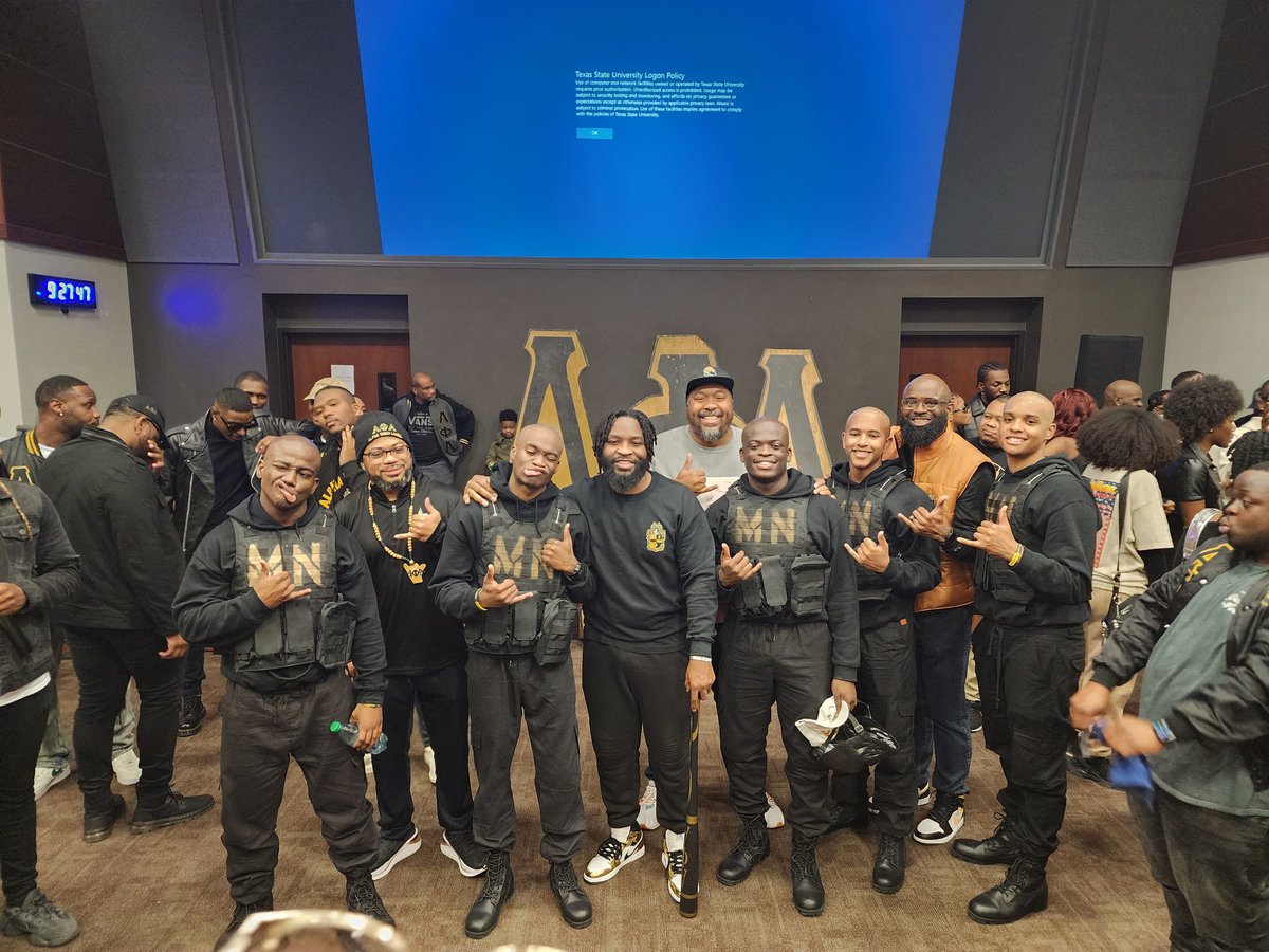 <a href="/TxStateBMU/">Black Men United</a> Proud BMU Alumni 2000-2003 and Fall 2002 initiate of the Mu Nu Chapter here! 20 years later, the legacy continues!