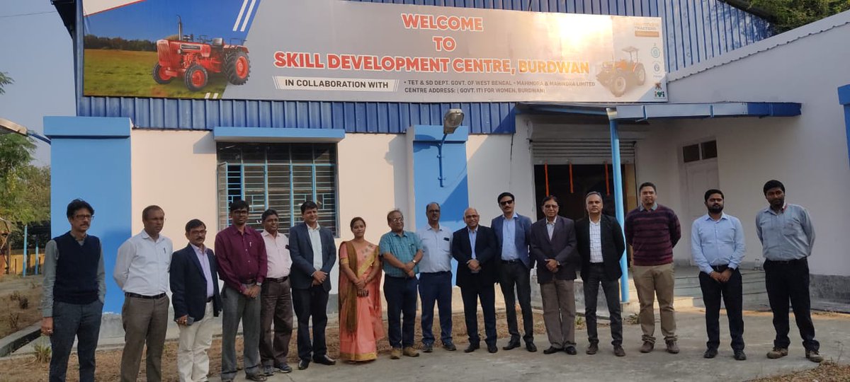 Inauguration of our another Skill Development Centre in Burdwan, West Bengal in presence of Mr. Haldar - Director, Technical Training (WB)
