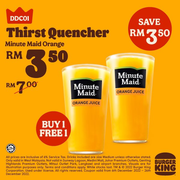 schxnht's tweet photo. Finally! Burger King keluarkan digital coupon yang baru! yang ni boleh guna dari 6-26 december sahaja tau. Just tunjuk je kat cashier, senang je! https://t.co/iP3BCSvfxw