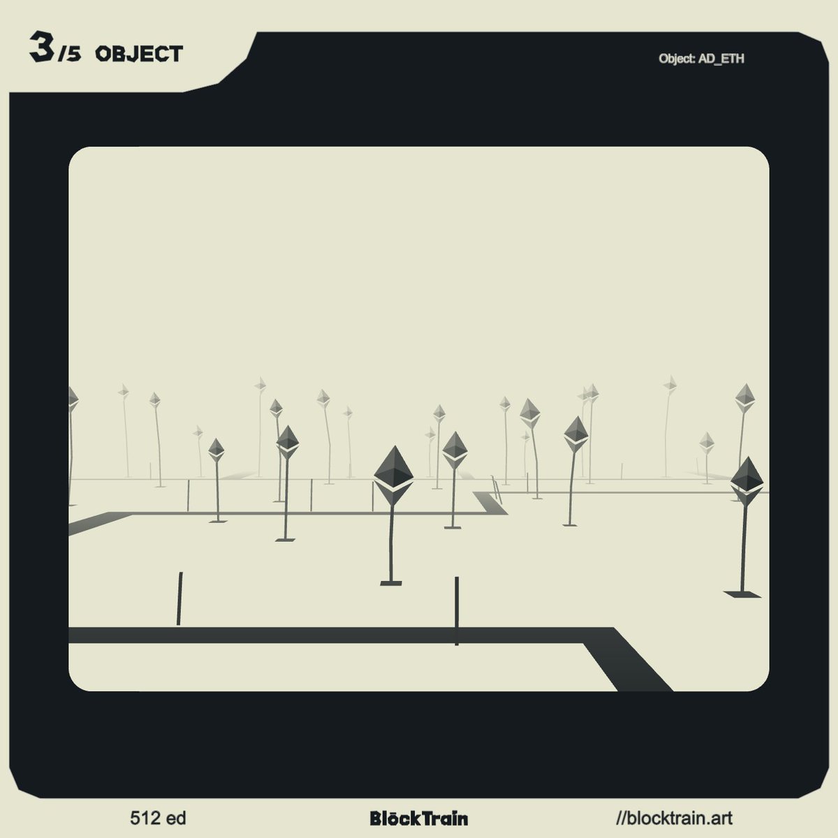 When #BTC &amp; #ETH appear in your city as billboards... #BlockTrainObject #NFTCollection #tezosart