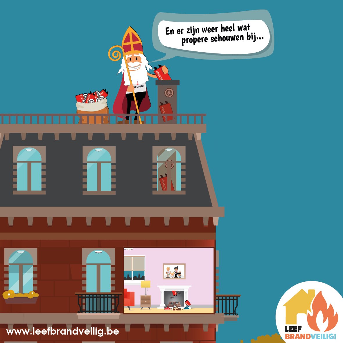 LFBrandveilig's tweet photo. Heeft de Sint bij jou ook propere pakjes gebracht dankzij de goed gereinigde schoorsteen? #leefbrandveilig #sinterklaas #rookmelders #preventie #slechtweervandaag #cogevaar #properisveilig https://t.co/gJBQgCQTOP