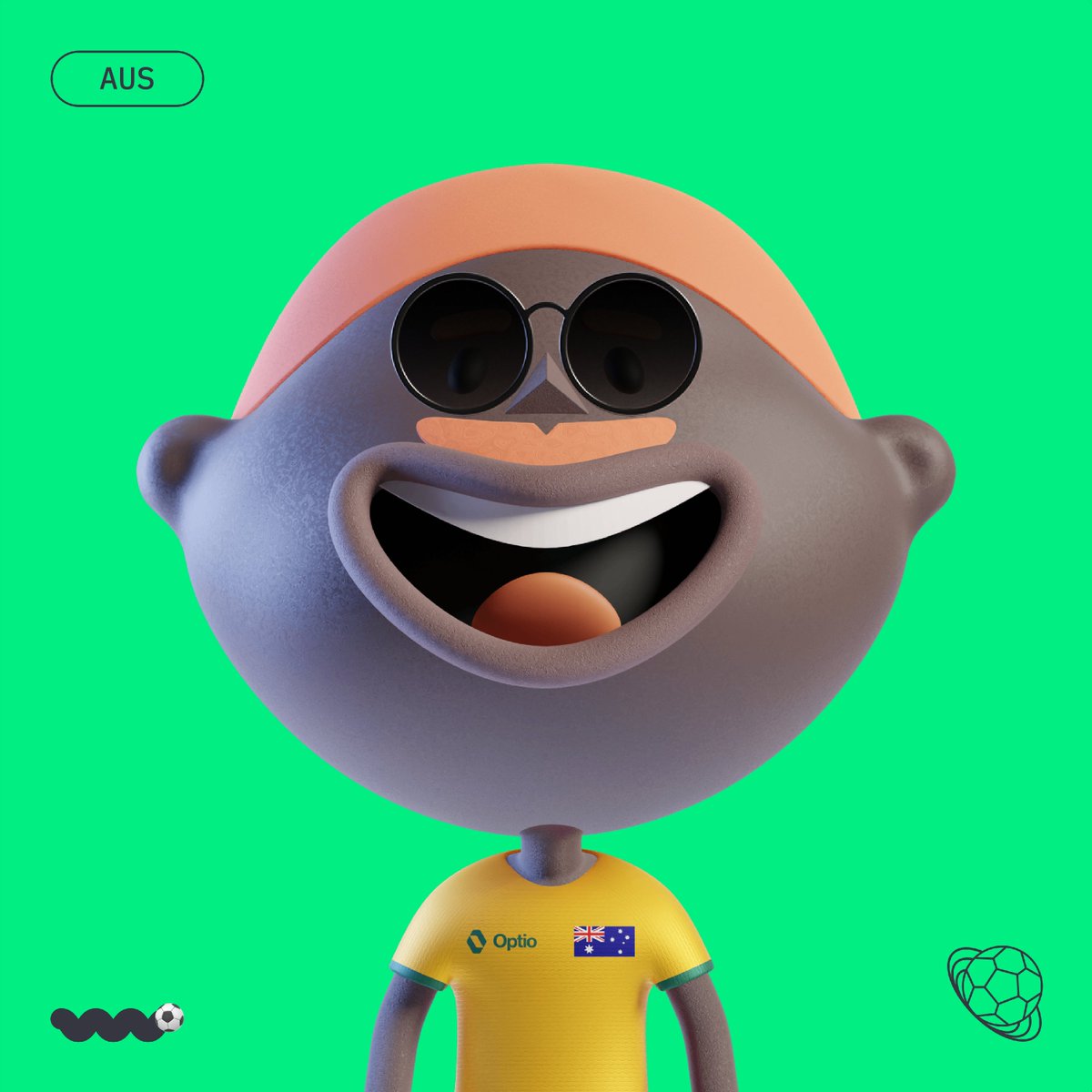 OptioCapital's tweet photo. The #Soccceroos may be homebound, but the @OptioCapital #WOBL fans continue to chase glory 💪

Head over to https://t.co/ianEycRP1h to mint + customize yours now.

@WOBLNET @Algorand https://t.co/RwcZnK1NsQ