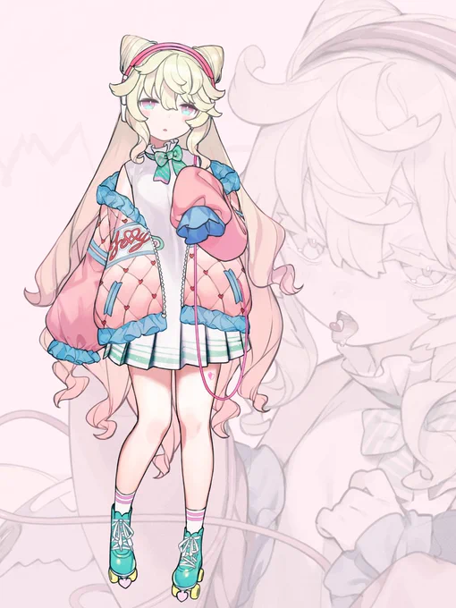Kusuriのお洋服の系統名をよく聞かれるのですが"candystreet"といいますフェミニンをベースに60年代のポップなデザインを加えて、現代のストリートファッションとして再構築した新しいジャンルのFashionとしてデザインを手掛けています 