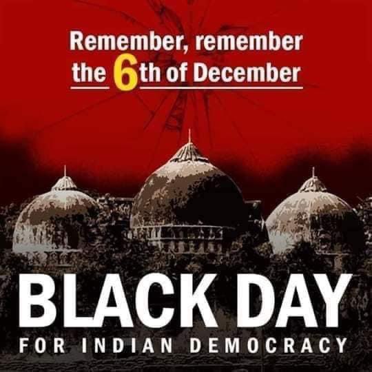 KhalidRdb's tweet photo. #BlackDay6December for Indian democracy 😭😭😢 https://t.co/yFAUZcvzfu