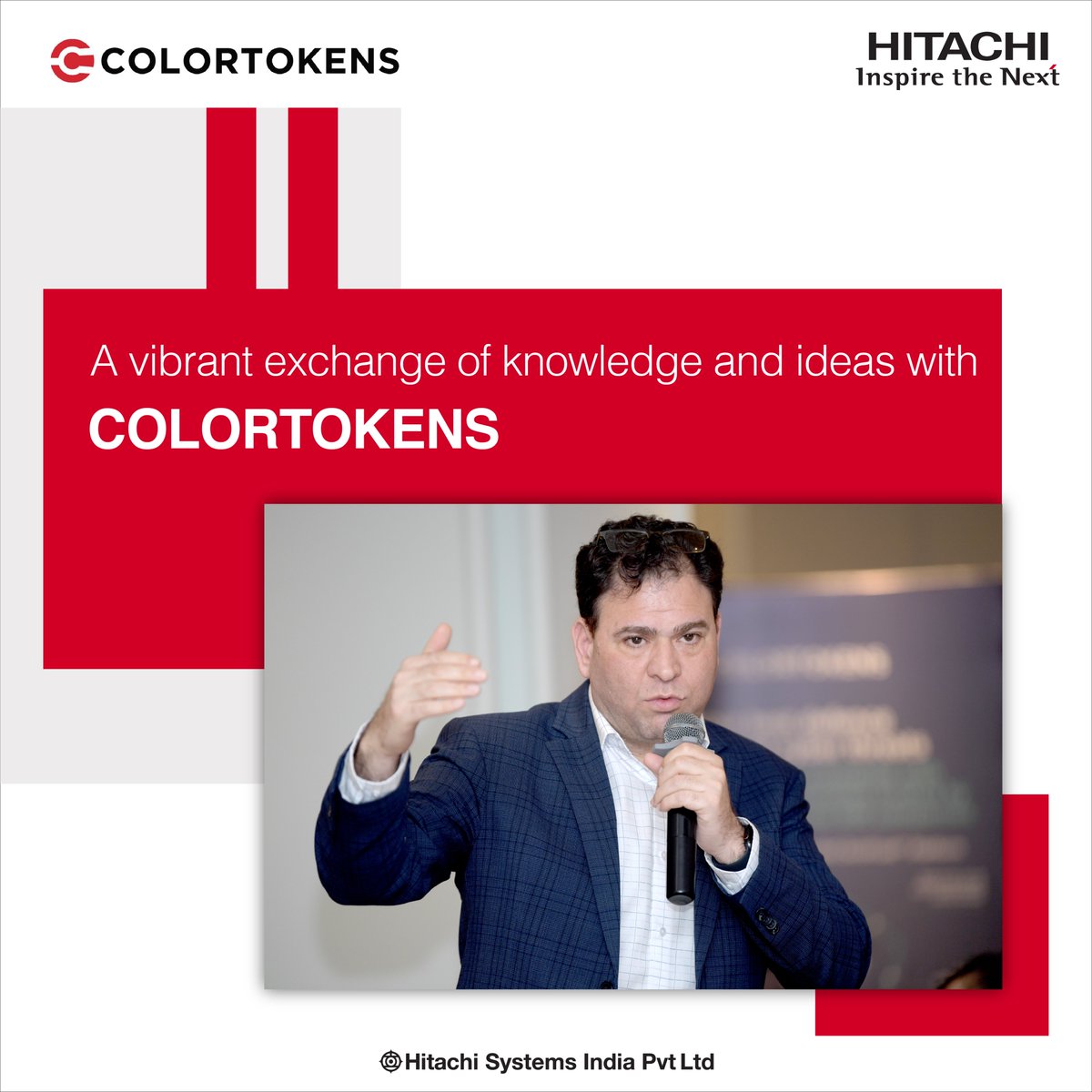 HitachiSysIndia's tweet photo. #Technology is best when it brings people together.
With a vital knowledge-sharing session for our customers to help them understand the complete range of reliable & #digital infrastructure solution offerings from #Colortokens & #HitachiSystemsIndia. https://t.co/xZAgqdcVbP