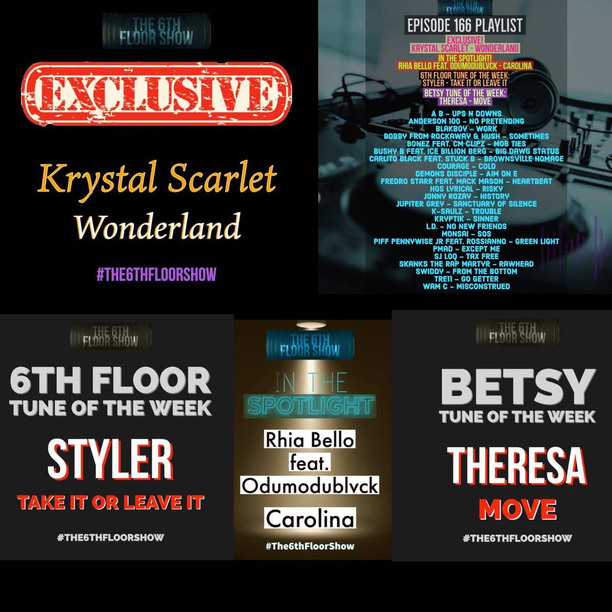 The 6th Floor Show (@the6thfloorshow) on Twitter photo Episode 166 #OutNow featuring #Exclusive from <a href="/KrysScarlet/">Krystal Scarlet</a> #InTheSpotlight from <a href="/Rhia_bello/">RHIA BELLO</a> & 2 #TuneOfTheWeek picks from <a href="/StylerMusicuk/">Styler</a> & <a href="/theresamusic_/">Theresa</a> #The6thFloorShow
podcasts.apple.com/gb/podcast/the…
music.amazon.co.uk/podcasts/cde4a…
mediafire.com/file/92f2krk9k…
rss.com/podcasts/the6t… Episode 166 #OutNow featuring #Exclusive from <a href="/KrysScarlet/">Krystal Scarlet</a> #InTheSpotlight from <a href="/Rhia_bello/">RHIA BELLO</a> & 2 #TuneOfTheWeek picks from <a href="/StylerMusicuk/">Styler</a> & <a href="/theresamusic_/">Theresa</a> #The6thFloorShow
podcasts.apple.com/gb/podcast/the…
music.amazon.co.uk/podcasts/cde4a…
mediafire.com/file/92f2krk9k…
rss.com/podcasts/the6t…