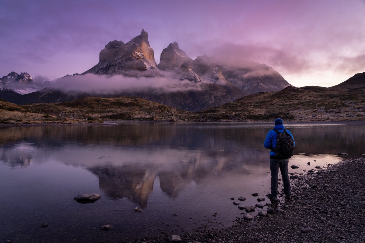 I know taking pictures is fun, but there is nothing quite like just being embedded in a moment - Photo of @colbybrownphoto #Patagonia #TorresdePaineNationalPark