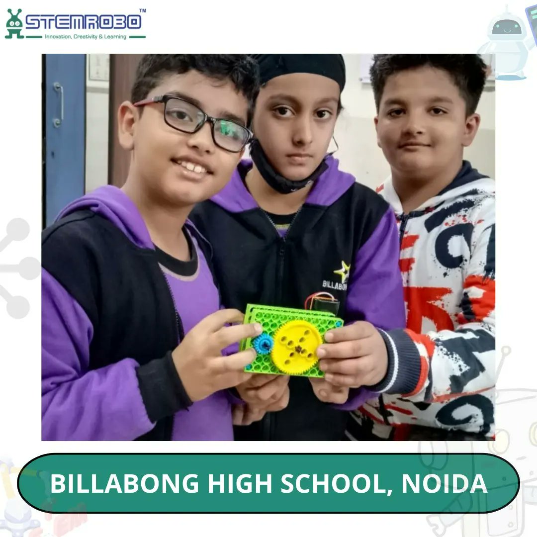stemrobo's tweet photo. Students from Billabong High School, Noids are more engaged and curious about learning educational concepts now than they were previously.
@AIMtoInnovate
@cbseindia29
@EduMinOfIndia @NITIAayog
#stemrobotechnologies #stemlab #STEM #STEMeducation #roboticscentreforkids #robotics https://t.co/WAtgSUo7oZ