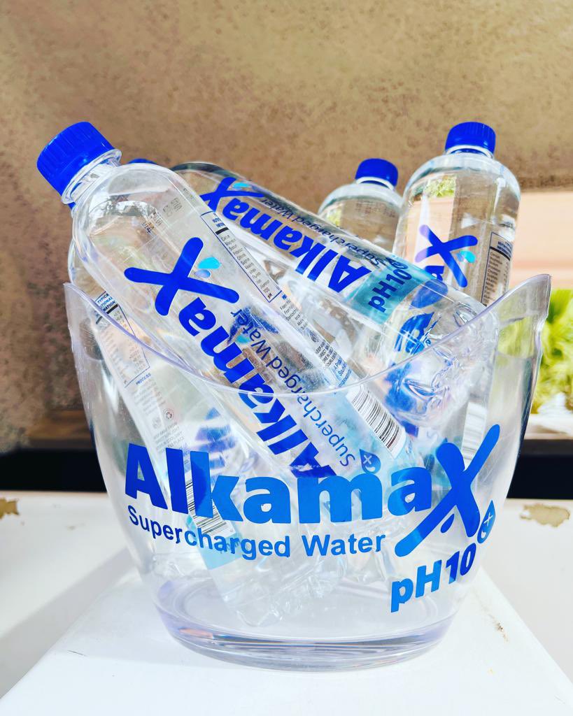 It’s not just water, it’s Alkamax alkaline supercharged water with speed 💦.

#alkamax 
#water 
#alkaline 
#alkalinewater 
#alkalinewaterbenefits 
#saps 
#podcastandchillwithmacg 
#PodcastAndChill 
#malema 
#signthepetition