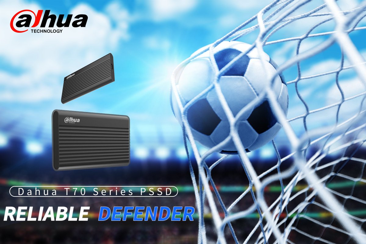 dahuamemory's tweet photo. #dahua Portable #ssd T70 series is your reliable and safe defender when you back up and transfer data to various smart devices💻📱.

-🌟High-speed file transmission
-🌟High compatibility
-🌟Small, light-weight and portable

 #ontheroad #dahuacctv #portablessd #storage https://t.co/KBlWtOraGe