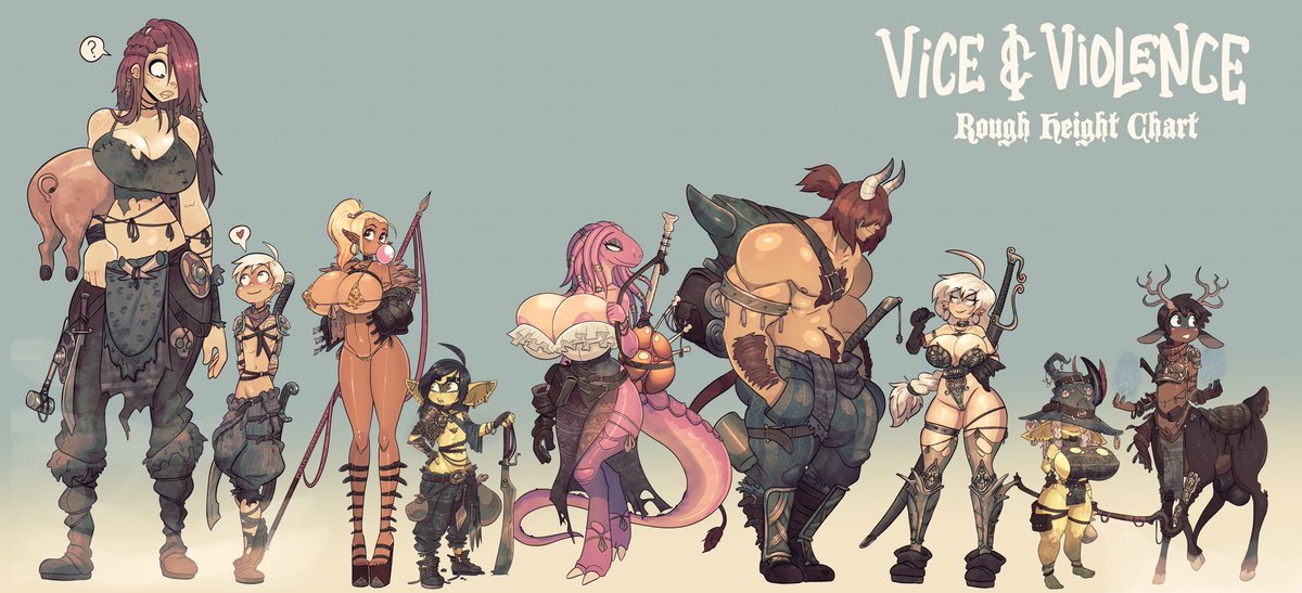Turns out a size difference kink is a useful thing to have when designing a fantasy world.