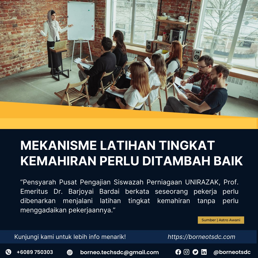 borneotsdc's tweet photo. Tekan pautan di bawah untuk menonton video tersebut,
https://t.co/EUqgWW53re.
Mari mengenali Penempatan Pekerjaan dan Latihan yang kami tawarkan di laman web kami, https://t.co/PTvKQmn7Aj atau hubungi kami untuk selanjutnya;
β +6089 750303
π« borneo.techsdc@gmail.com
#BTSDC https://t.co/bhX0jGPOvt