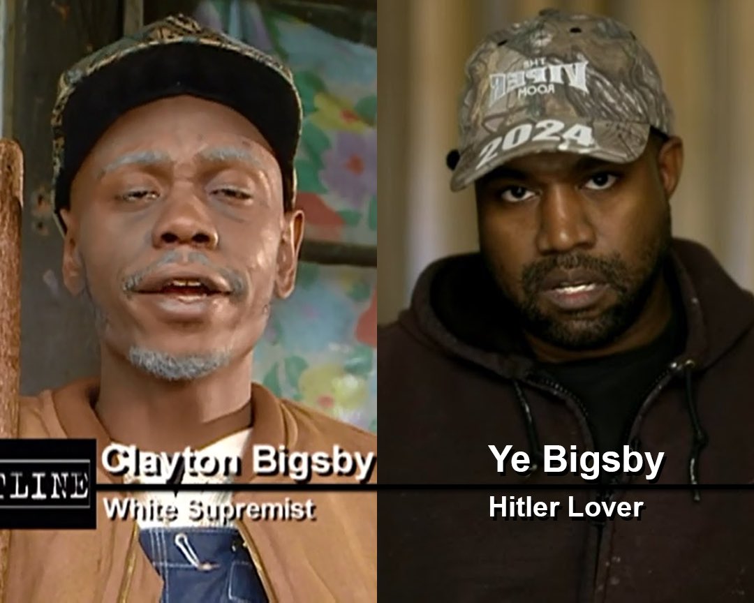Who wore it better? 

#ye #kanye #bigsby #twilightzone #nothingmakessense #claytonbigsby #trending