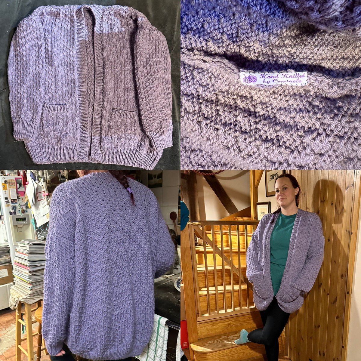 KasaRosaReiki's tweet photo. Finished the Dotty Cardigan I was knitting for my daughter’s Christmas present. Thank you for your donations for the charity. 🙏🏻 🧶 #alzheimersawareness #alzheimers #charity #charityfundraising #dementia #knitting #november #allaboutami @AllAboutAmi https://t.co/k5grNf8WVU