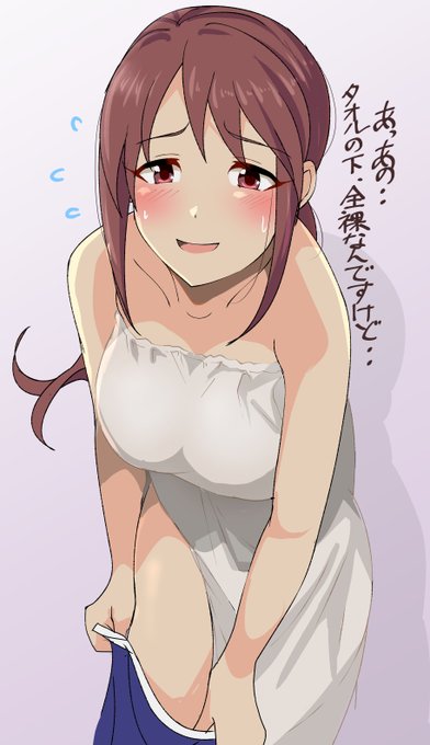 #今年も残りわずかなので今年一番伸びた絵を貼る見た絵描きさんも強制でやる 
若干ネタ方向に走った絵ですがスク水お着換え実況美優さん 