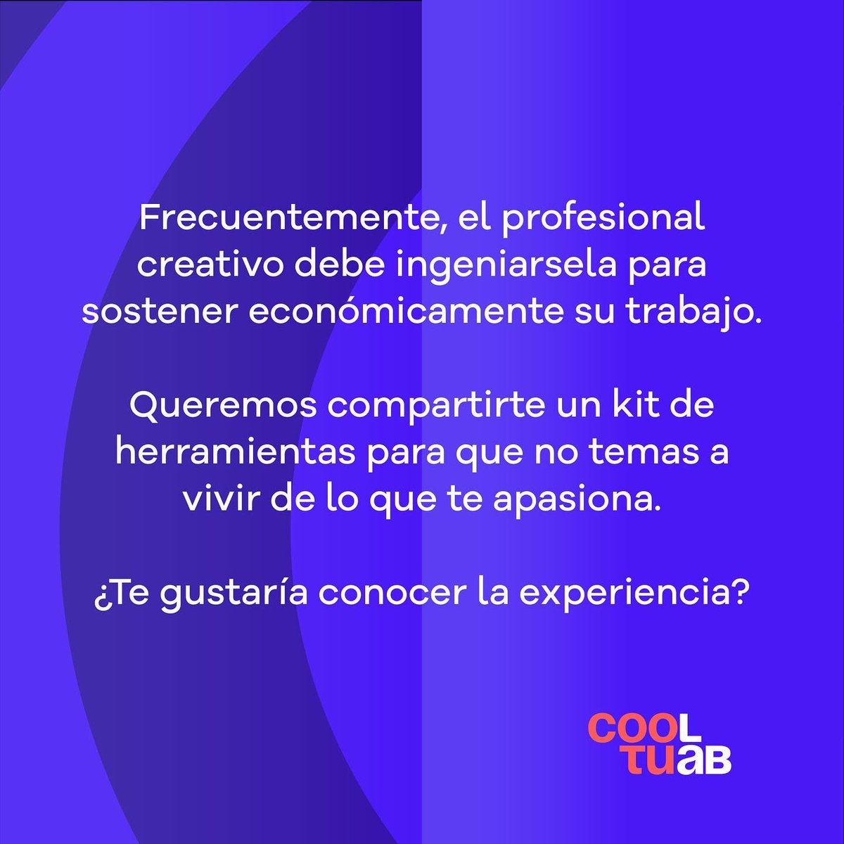 cooltulab's tweet photo. ¿Te gustaría sustentar tu #arte?
Conoce nuestro último taller del año. 
Manda DM para más info 👇 https://t.co/JefLcCXknO