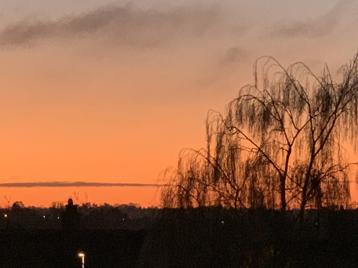 Not a bad view to start the morning with