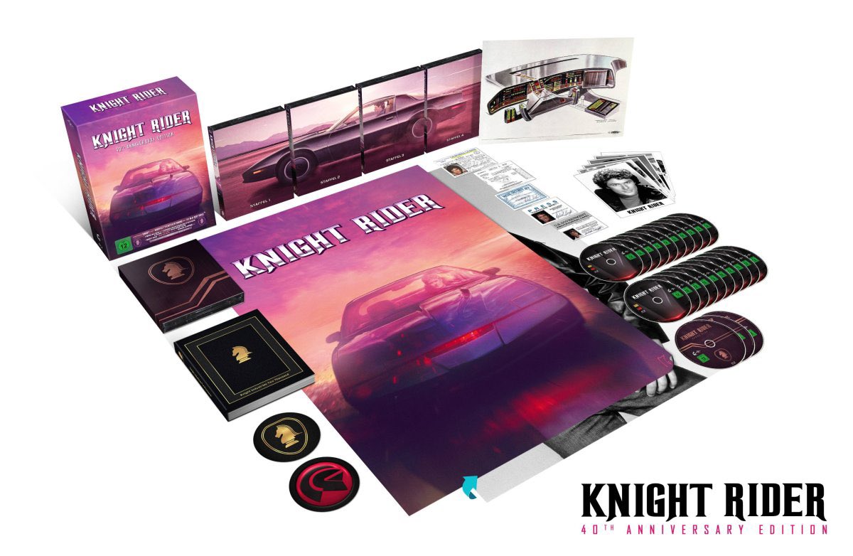 Knight Rider - Limited 40th Anniversary Edition (23 Blu-rays)
(#BLURAY)

@turbinemedien 💿
VÖ 30.12.22 
