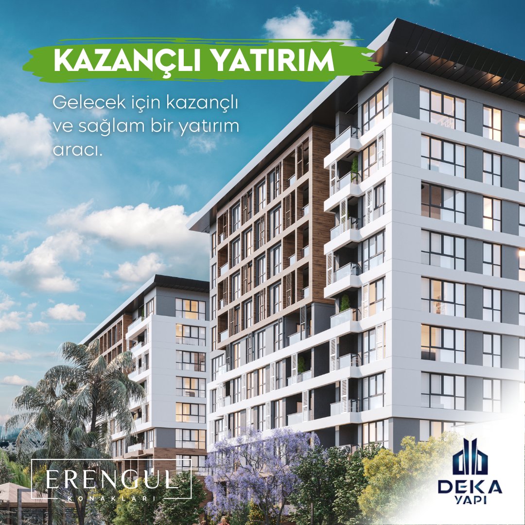 Deka_Yapi's tweet photo. Gelecek için kazançlı ve sağlam bir yatırım aracı; Erengül Konakları.

#konut #pendik #yenişehir #proje #kurtköy #deka https://t.co/slXE8maqSk