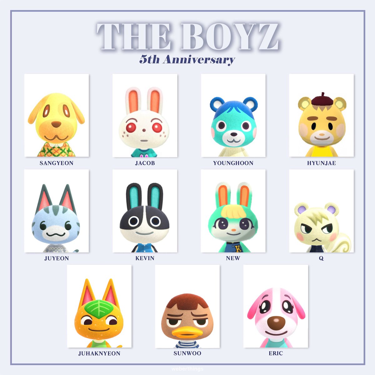 weberthings's tweet image. 더보이즈 생일 축하해 🎂📢🥰

#THEBOYZ
#더보이즈_꿈꾸는듯이_환했던_5년
