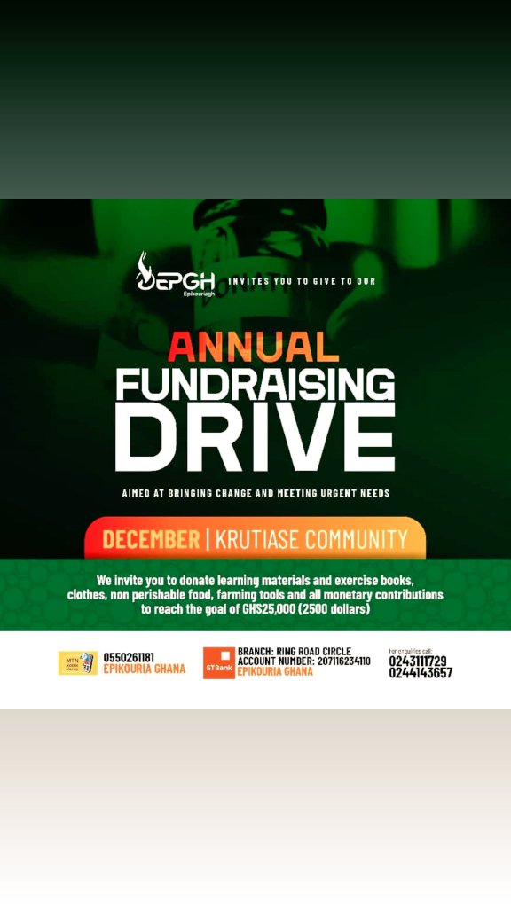 yawkuulboy's tweet photo. Dear folks the annual donation was supposed to come off this December but donations as at now isn't so encouraging. I know things are hard but we can still do something to support these young girls. Kindly check the flier help. Thank you. 
@FathiaNkrumah @akua_coco @ElormBeenie https://t.co/MMvNZ1FgII
