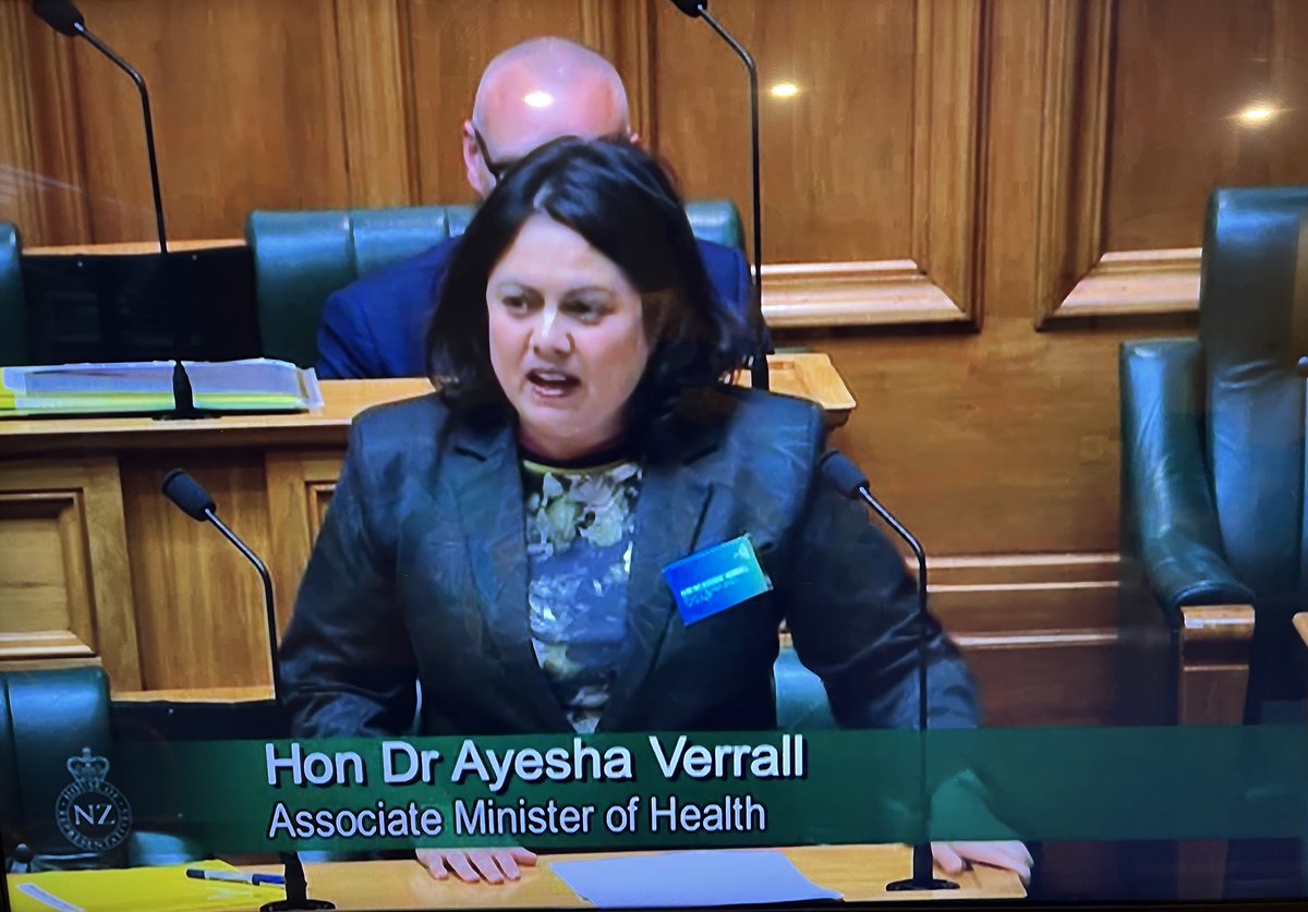 Second reading of the Smokefree Environments Amendment Bill in the house currently underway led by Hon. Dr <a href="/drayeshaverrall/">Ayesha Verrall</a>