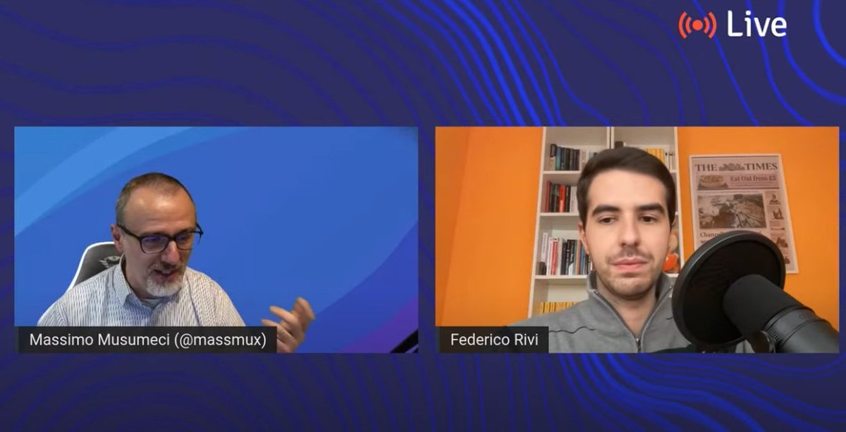 Nella puntata del lunedì <a href="/massmux/">Max Musumeci</a>  e <a href="/federico_rivi/">Federico Rivi⚡️💀</a>
parlano di "Bitcoin Venture Capitalist: investimenti in startup bitcoin-only"  youtu.be/50zH--FyXTs

Spunti notizie e riflessioni interessanti!!!