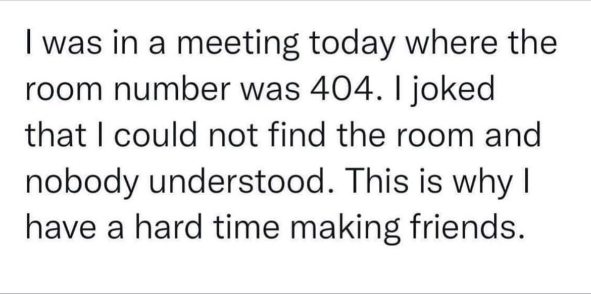 Programmer jokes are not for everyone lol