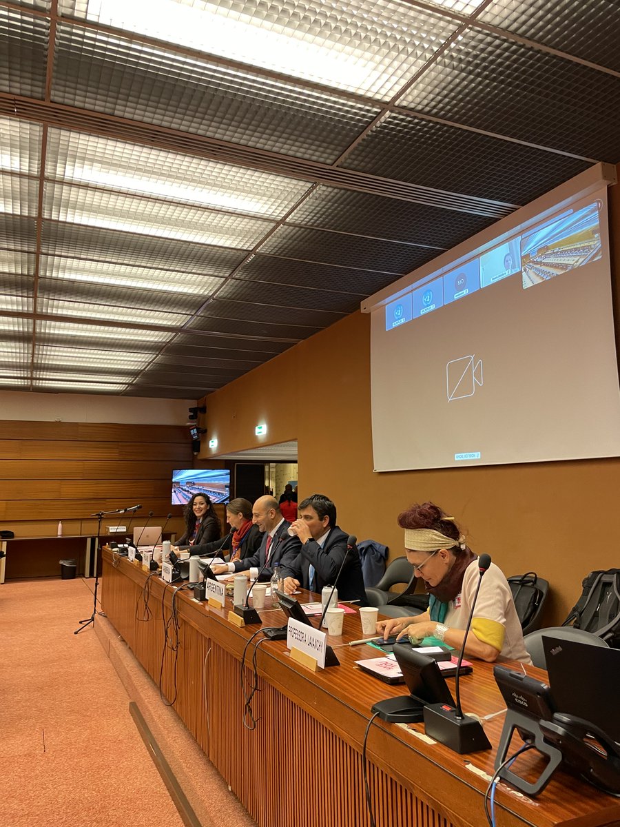 SafeYOUapp1's tweet photo. At the @UNGeneva office, our Founder &amp; CEO @Mariam_SafeYOU presented Safe YOU on a panel for “Innovation and Data-Driven Responses to End Gender Based Violence”. 💡 https://t.co/fUMmoXZxrG