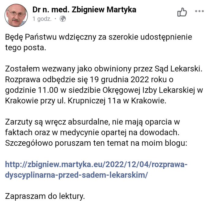 Marek39556099's tweet photo. Zapraszam do lektury i do reakcji.
Poświęćmy kilka minut i kilka kliknięć dla człowieka, który poświęcał wiele swojego czasu na obronę zdrowego rozsądku. Czyniąc to w sposób kulturalny, wyważony i merytoryczny.
https://t.co/bELAdsRxVR https://t.co/AK1D5mywHb