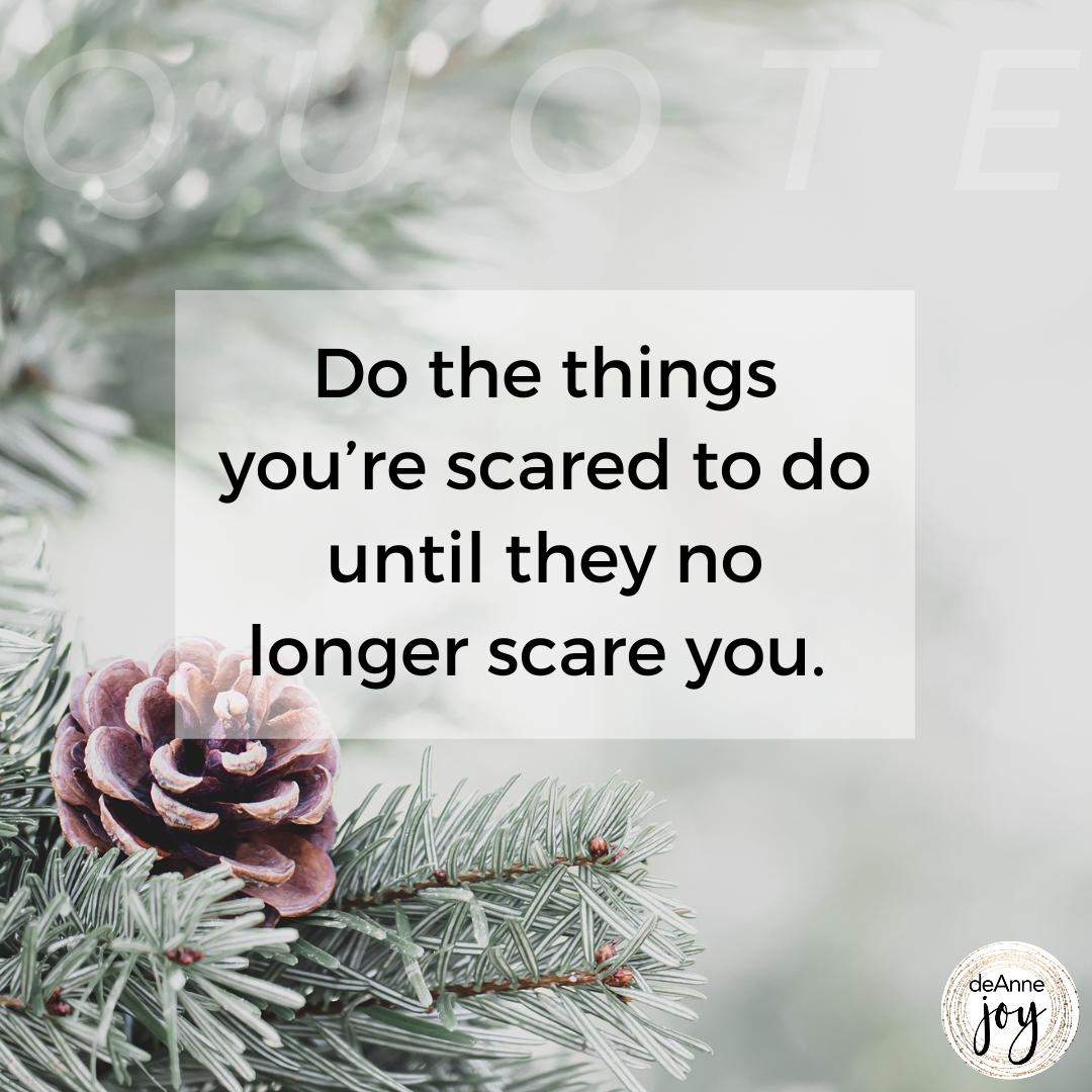 Coach_DeAnneJoy's tweet photo. Fight fear with courage and lots of practice! #dothething #powerful #inpiration https://t.co/oH6YW72uTb