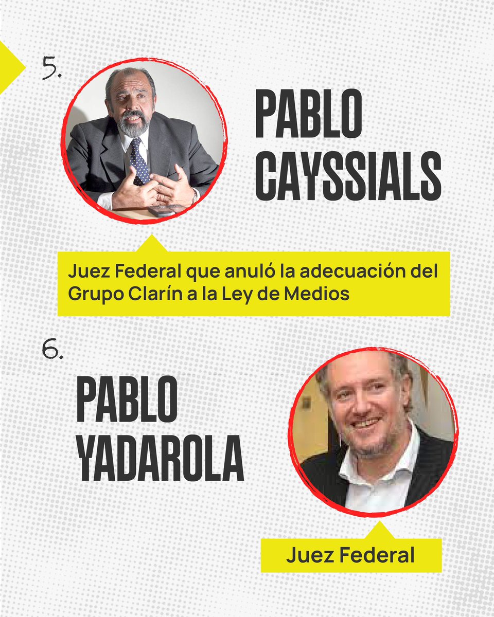 ➡️ Los nombres y las caras que no quieren que conozcas.